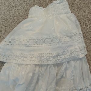 White preppy skirt